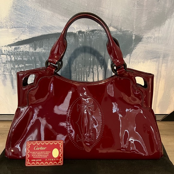 COPY - Cartier Marcello Red Patent Leather - Picture 2 of 5